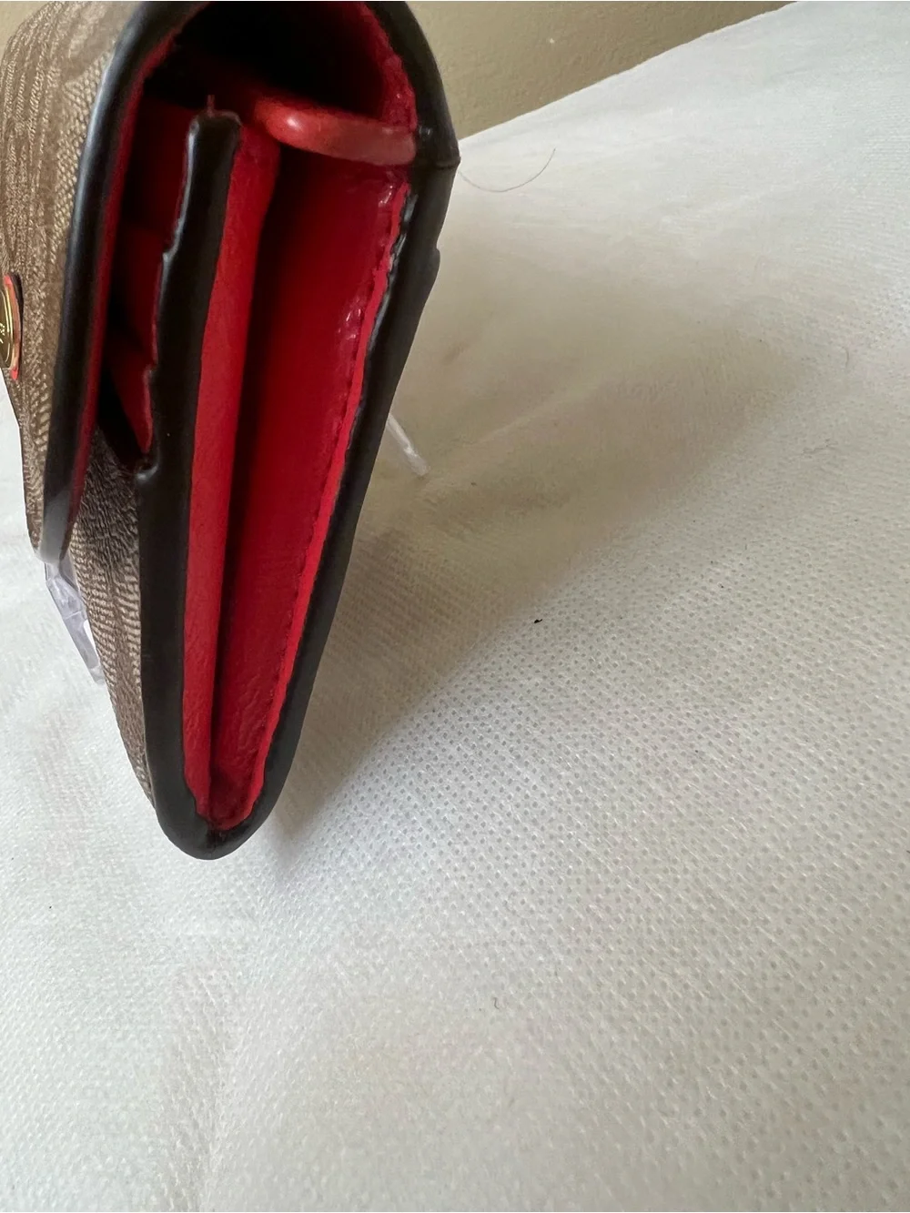 Coach Signature Canvas Long Wallet